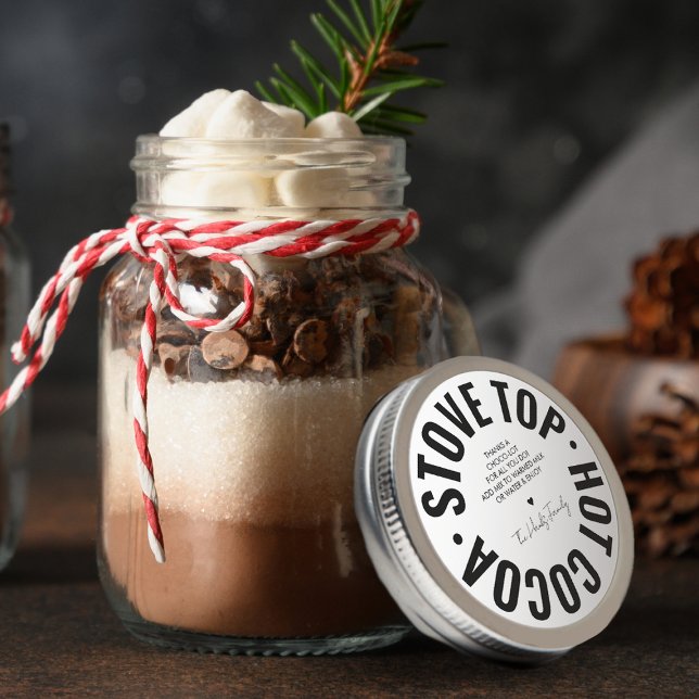 Adesivo Feriado de chocolate quente caseiro (Criador carregado)