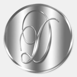 Adesivo Feriado de Convite para Casamento de Cor do Monogr