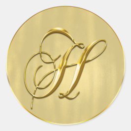 Adesivo Feriado de Convite para Casamento de Selo H do Mon