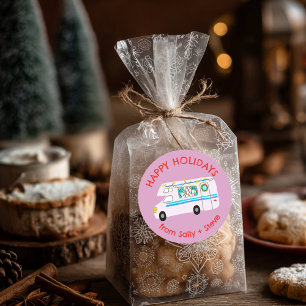 Adesivo Feriado de Desenho de Mão PERSONALIZADO do VR Nata