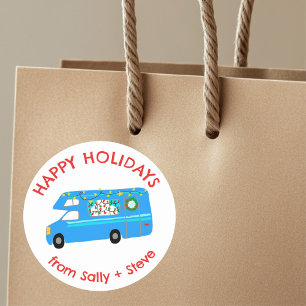 Adesivo Feriado de Desenho de Mão PERSONALIZADO do VR Nata