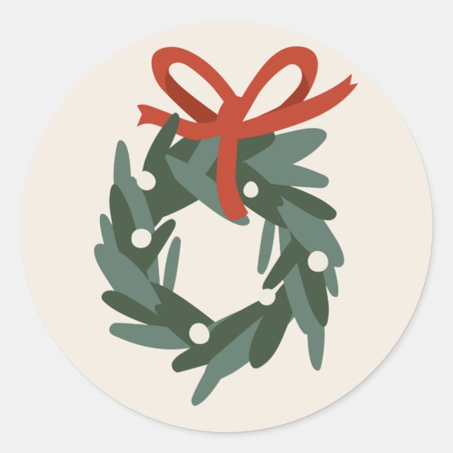 Adesivo Feriado de enfeites de natal (Frente)