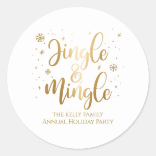 Adesivo Feriado de Jingle e Mingle