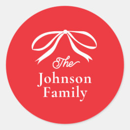 Adesivo Feriado de Natal de Arco Simples