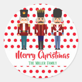 Adesivo Feriado de Natal do Trio Nutcracker