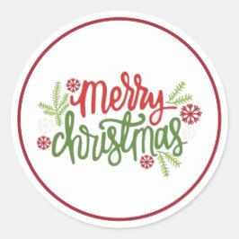 Adesivo Feriado de Natal Feliz