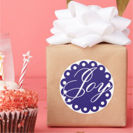 Adesivo Feriado de Natal Joy Homemade