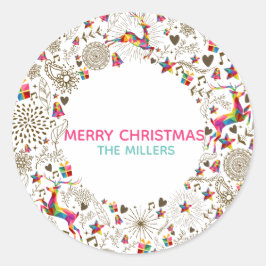 Adesivo Feriado de Natal Moderno