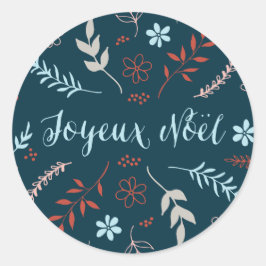 Adesivo Feriado de Natal Natural de Noël