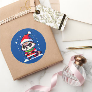 Adesivo Feriado de Natal rabugento - Feriado Engraçado de