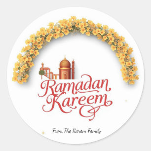 Adesivo Feriado do Ramadan Kareem 