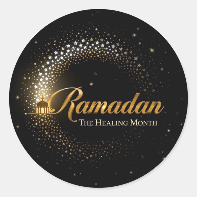 Adesivo Feriado do Ramadan MubaraK  (Frente)