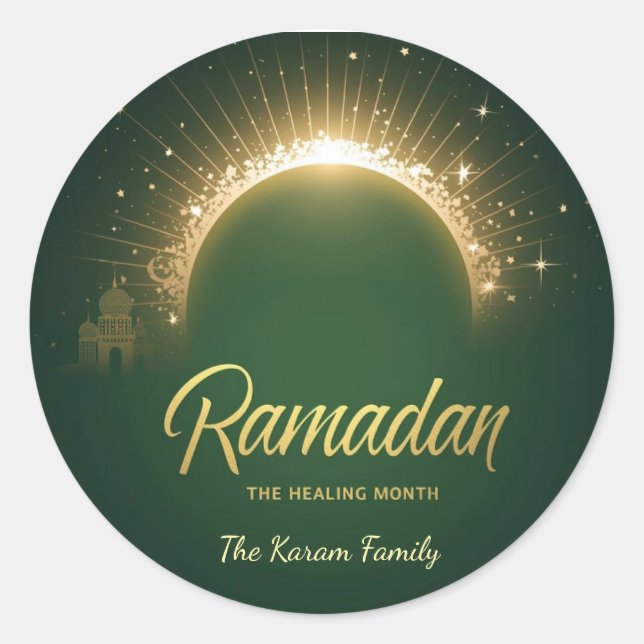 Adesivo Feriado do Ramadão Kareem (Frente)