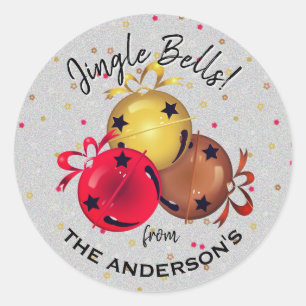 Adesivo Feriado dos Flocos de Neve dos Sleigh de Natal