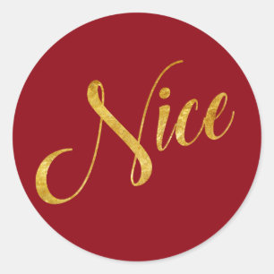 Adesivo Feriado Dourado e maroto de Natal bom divertido 1