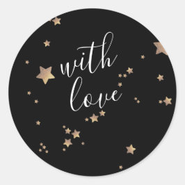 Adesivo Feriado Feliz de Natal do Onyx Negro Moderno