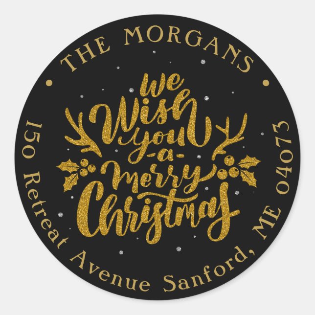 Adesivo Feriado Floral de Natal (Frente)