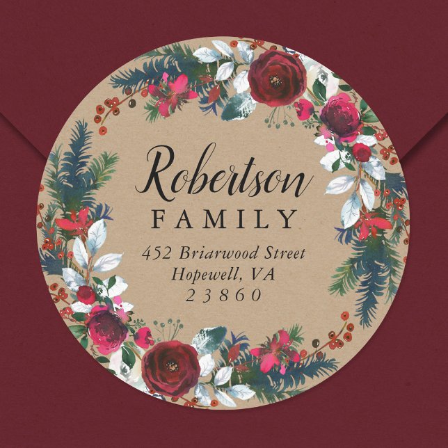 Adesivo Feriado Frota Natal Morada Endereço de Devolução (Criador carregado)