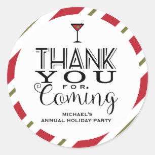 Adesivo Feriado moderno, obrigado