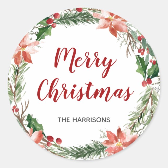 Adesivo Feriado Personalizado da Frota de Natal da Waterco (Frente)