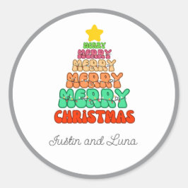 Adesivo Feriado personalizável diversão e Feliz