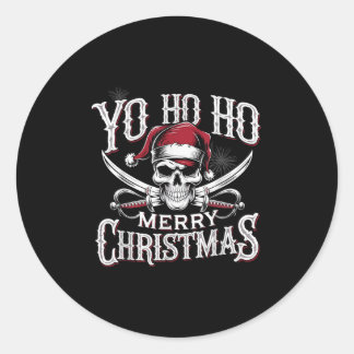 Adesivo Feriado Pirata Yo Ho Ho Feliz Natal Chapéu do Papa