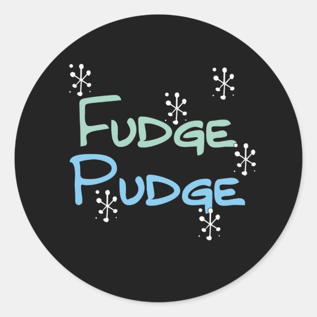 Adesivo Feriado Pudge Encantado Engraçado Natal (Frente)