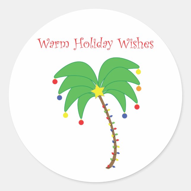 Adesivo "Feriado Quente" Palm Tree stickers (Frente)