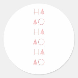 Adesivo Feriado Simples Minimalista da Árvore de Natal Sca