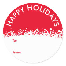 Feriados Brancos Modernos Flocos de Neve Botânicos