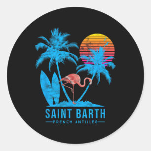 Adesivo Feriados de Caribe da Barth das Antilhas Francesas