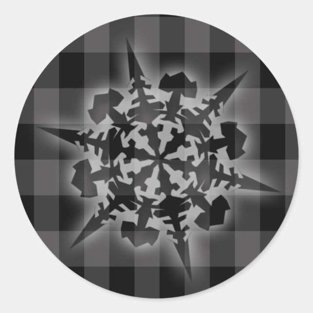 Adesivo Feriados de Envelope de Cartão de Natal de Feriado (Frente)