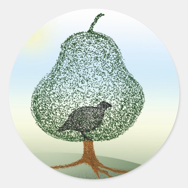 Adesivo Feriados de Envelope de Piada Natal de Natal de Na (Frente)