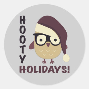 Adesivo Feriados de Hooty hipster!