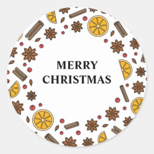 Adesivo Feriados de Natal especiarias, sabores e odorinhas