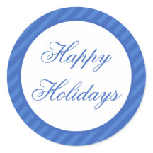 Feriados felizes Azuis - Festas de Natal