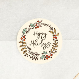 Adesivo Feriados Felizes da Terra de Natal