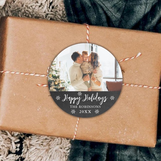 Adesivo Feriados Felizes de Blocos de Neve Russos (Criador carregado)