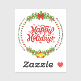 Adesivo Feriados Felizes e Bonitos