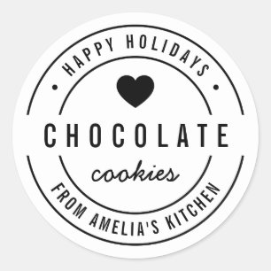 Adesivo Feriados Felizes para Bens Brancos Pretos