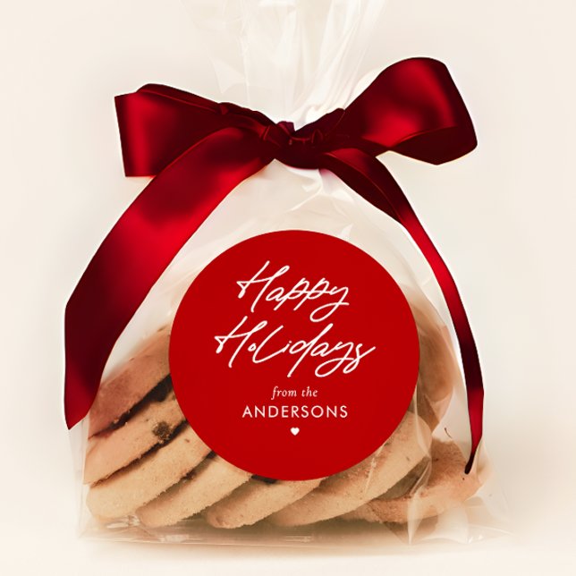 Adesivo Feriados Felizes Personalizados com Letra Manual (Criador carregado)