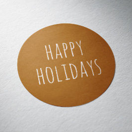 Adesivo Feriados felizes Russos | Natal Marrom da Mostarda