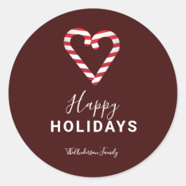 Adesivo Feriados felizes Vermelhos - Simples Doces - Natal