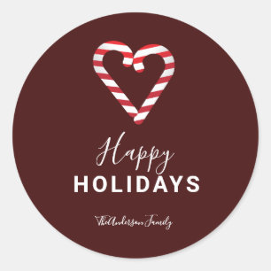 Adesivo Feriados felizes Vermelhos - Simples Doces - Natal