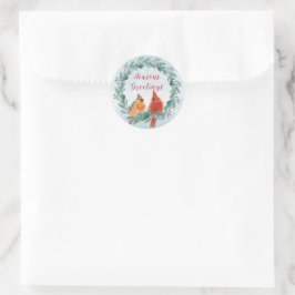 Adesivo Feriados - Frota de Natal com Par Cardeal