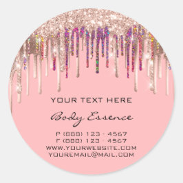 Adesivo Feriados Rosa Rosa do Makeup Holograph Drives