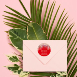 Adesivo Feriados vermelhos do Makeup Holograph Drives Rosa