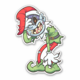 Adesivo Feriados Zumbis - Elfo