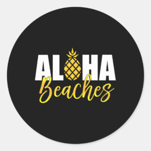Adesivo Férias Aloha Beaches Pineapple Hawaii