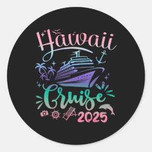 Adesivo Férias Amigos da Família Hawaii Cruise 2025 M